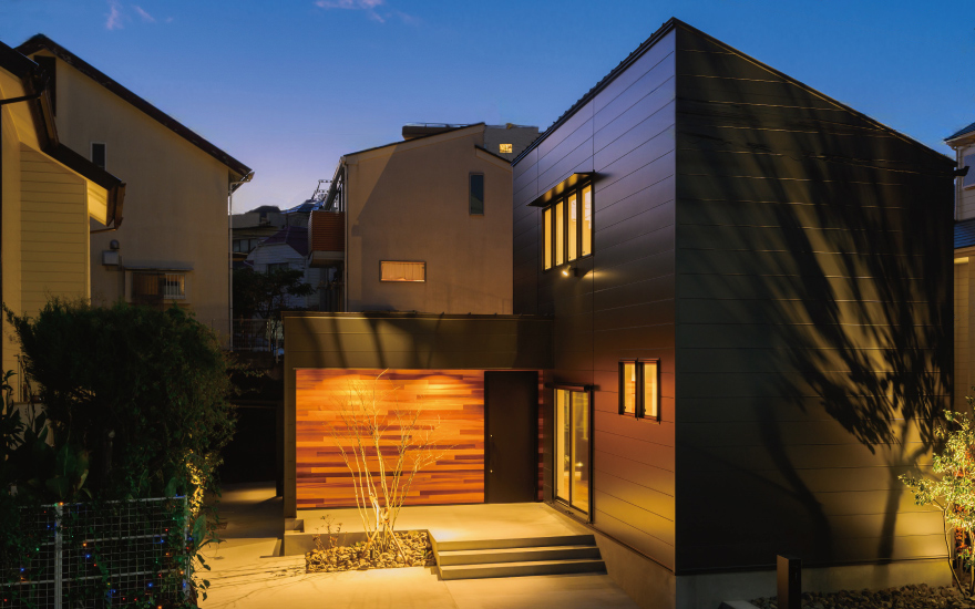 四方からは見おろされる敷地イメージ