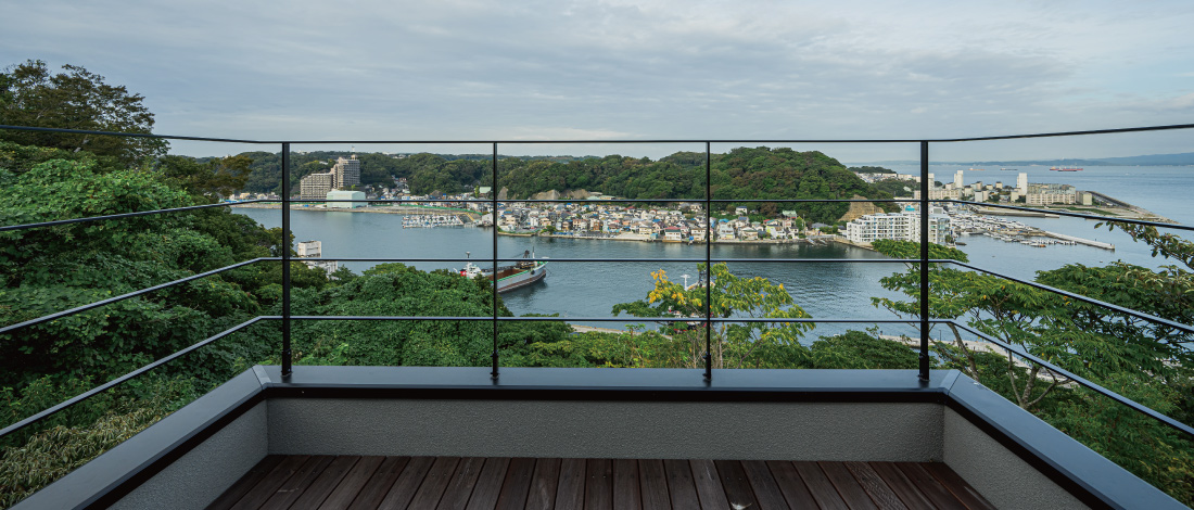 眺望、建築照明のつくる、特別なキッチン空間