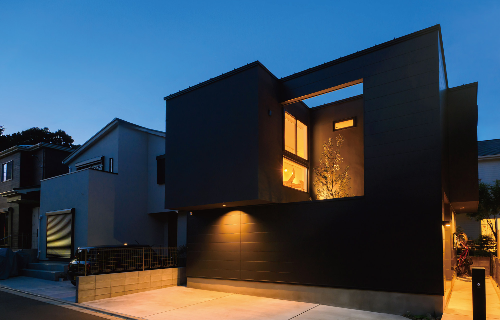 中庭がつくる余白の建築