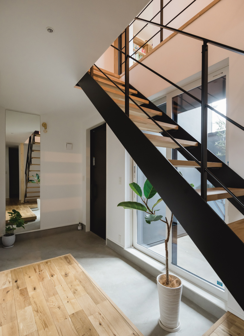 リビング吹き抜け