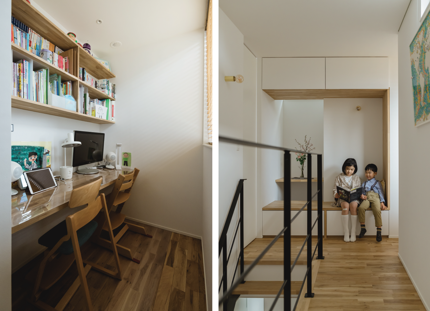 ヌックと図書コーナー